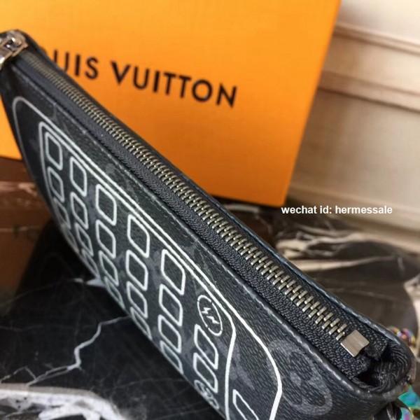 LV iPhone Pouch Monogram Eclipse Flash