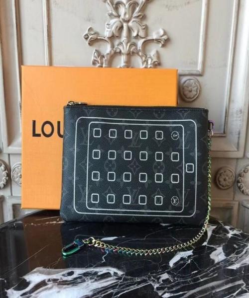 LV Ipad Pouch Monogram Eclipse Flash