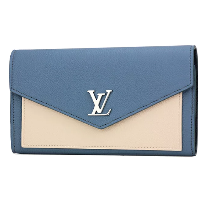 LV MyLockMe Wallet Bleu Jean