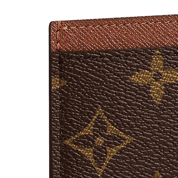 LV Zipped Card Holder Monogram Brown