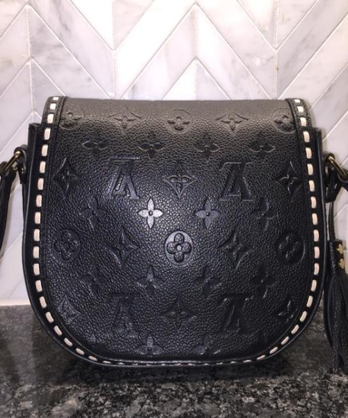 LV Junot Monogram Empreinte Leather Noir