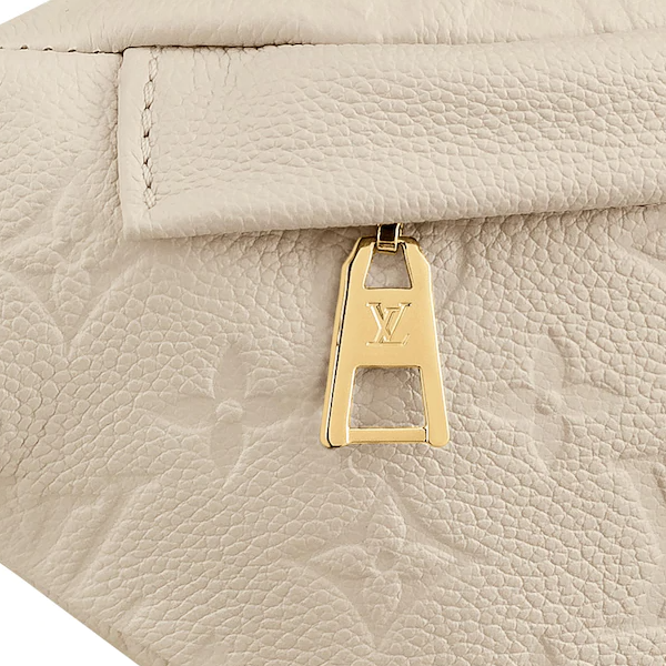 LV Monogram Empreinte Bumbag Creme Beige