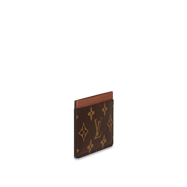 LV Zipped Card Holder Monogram Brown