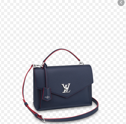LV Lockmeto Handbag Luxury Leather Noir