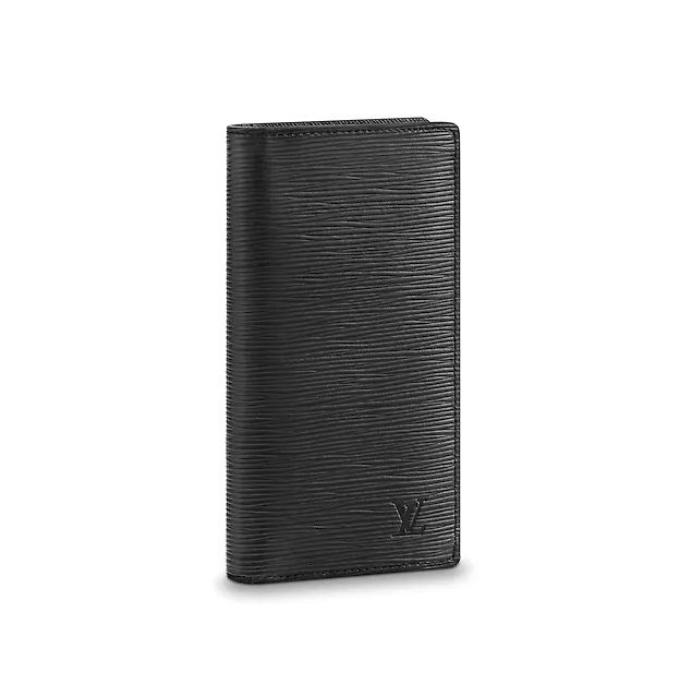 LV Brazza Wallet Epi Leather Noir