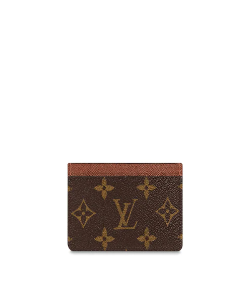 LV Zipped Card Holder Monogram Brown