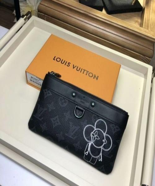 LV Keepall Bandouliere 45 Monogram Eclipse Canvas