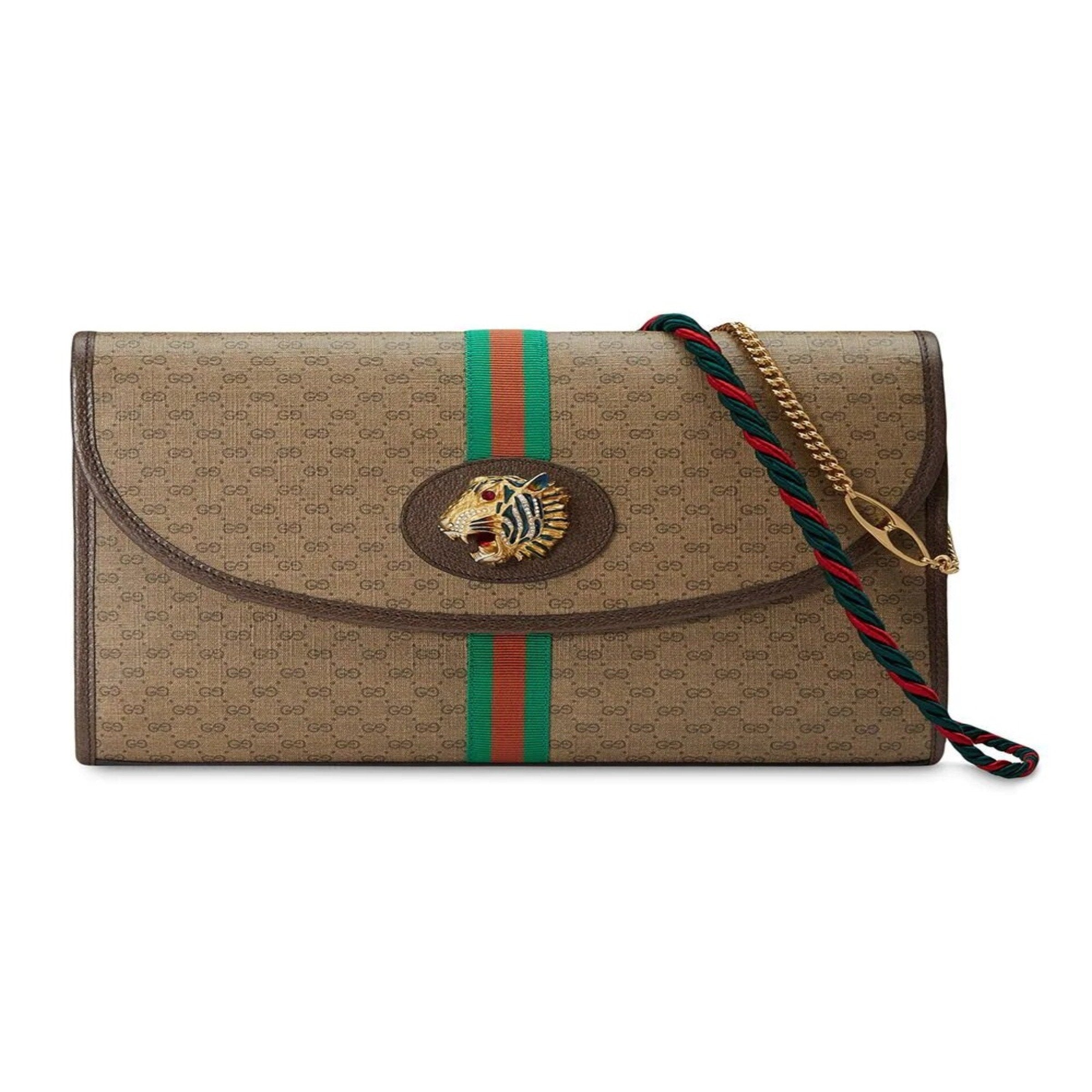 Gucci Mini GG Supreme Canvas Rajah GG Medium Shoulder Bag