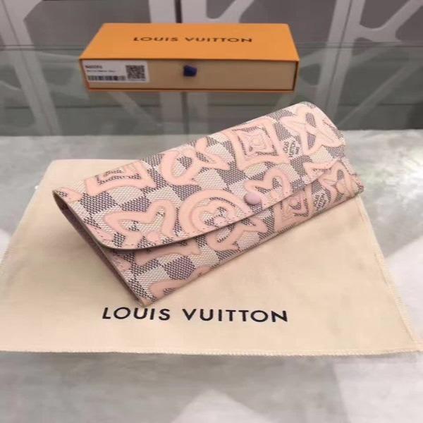 LV Emilie Wallet Damier Azur Canvas