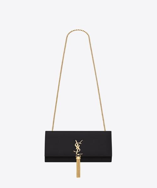 Saint Laurent Kate Medium Tassel Black Velvet