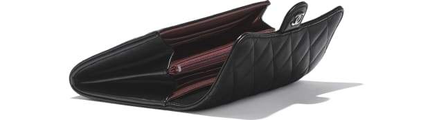 Chanel Classic Long Flap Wallet Black