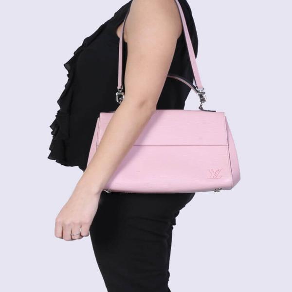 LV Cluny BB Bag Epi Leather Rose Ballerine