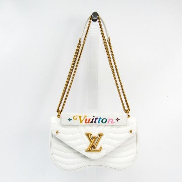 LV New Wave Chain Bag MM White