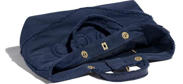 Chanel Large Shopping Bag Blue (30cm)