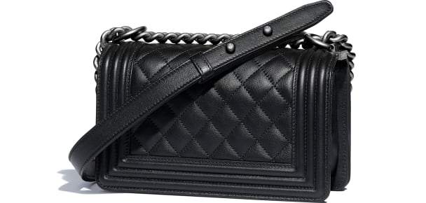 Chanel Le Boy Wallet On Chain – WOC Black Quilted Lambskin Gold-Toned