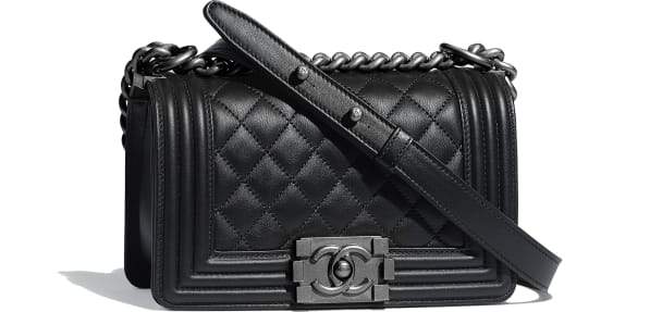 Chanel Boy Medium Handbag Black