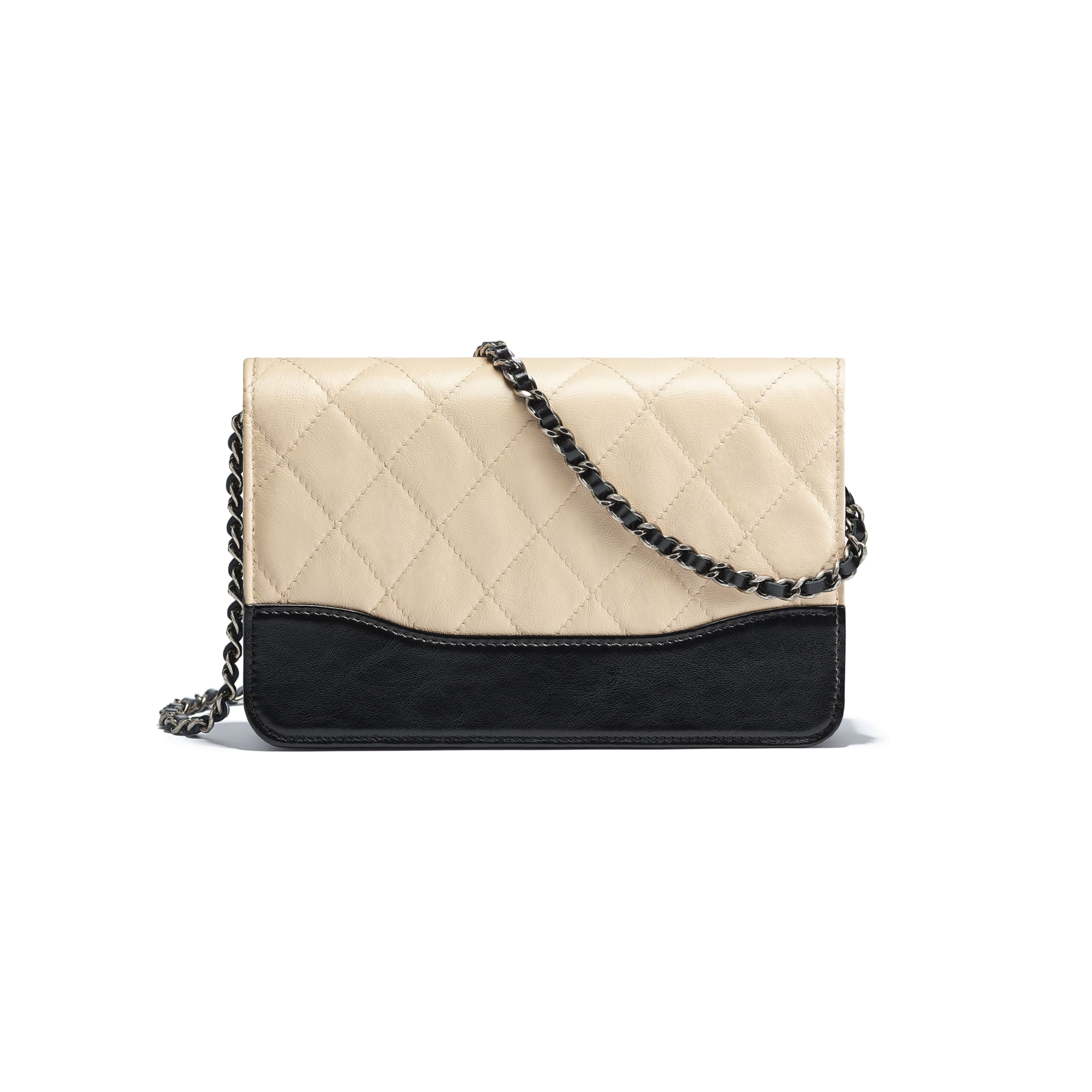 Chanel Wallet On Chain – WOC Aged & Smooth Calfskin White