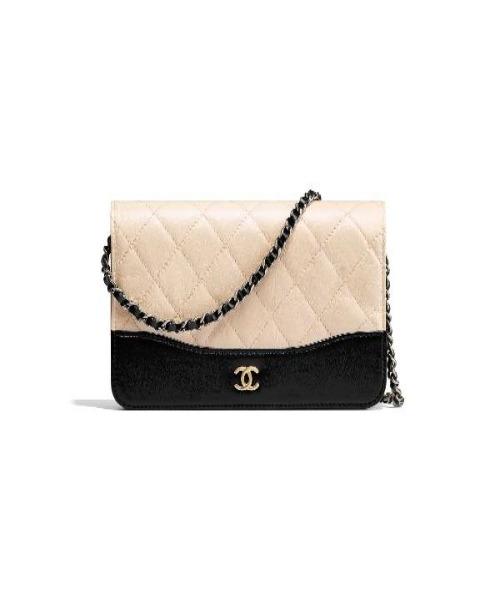 Chanel Wallet On Chain – WOC Aged & Smooth Calfskin White